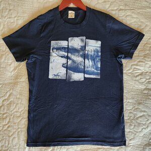Hollister "Great White" Tee Men's size XL Blue